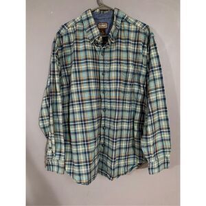 C.E Schmidt Workwear Long Sleeve Button Up Shirt Size XL